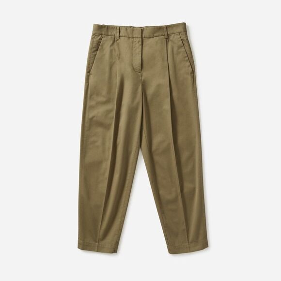 Everlane Slouchy Chino Pant in Green - Size 2 - Picture 2 of 9